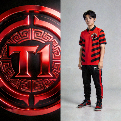 T1战队官方logo与队服展示